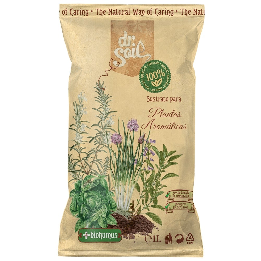 Dr. Soil Terreau pour plantes aromatiques 1l - 6