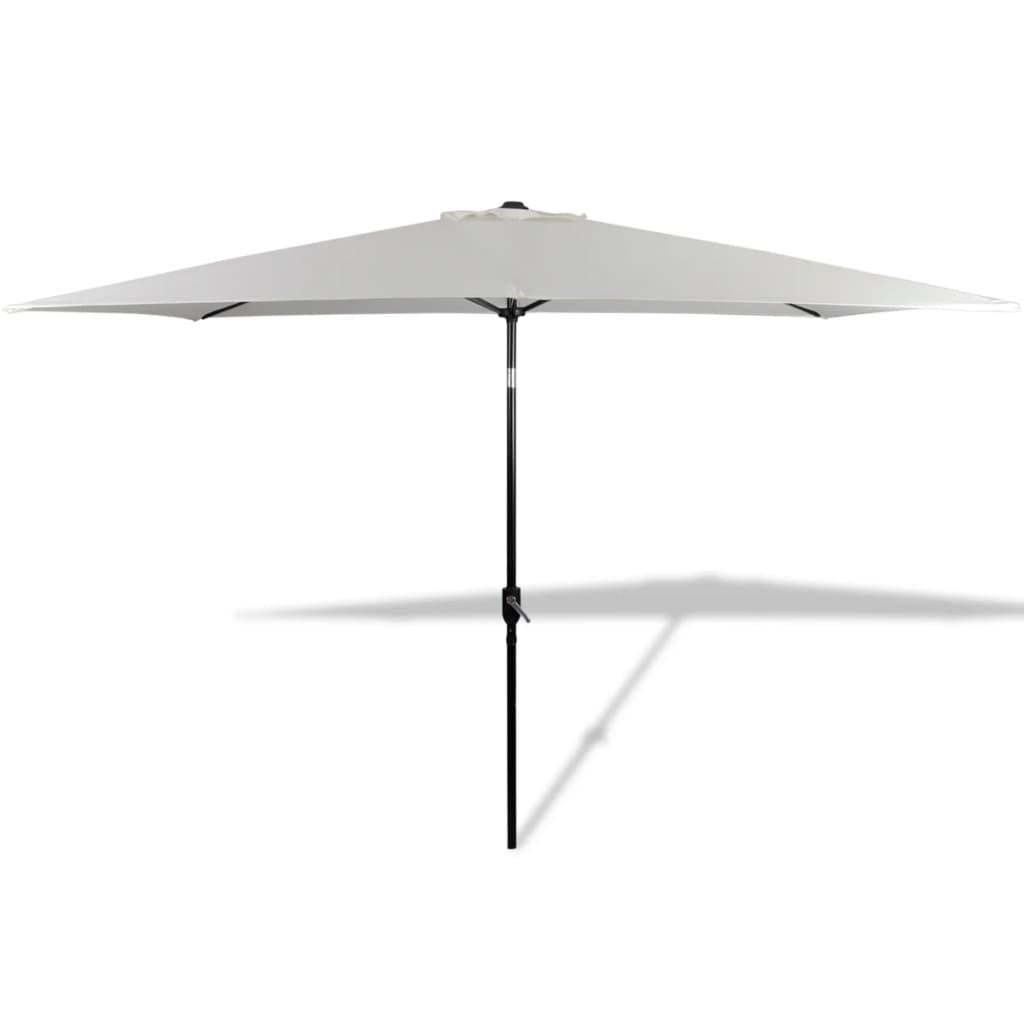 Parasol 200x300 Blanc sable Rectangulaire - 5