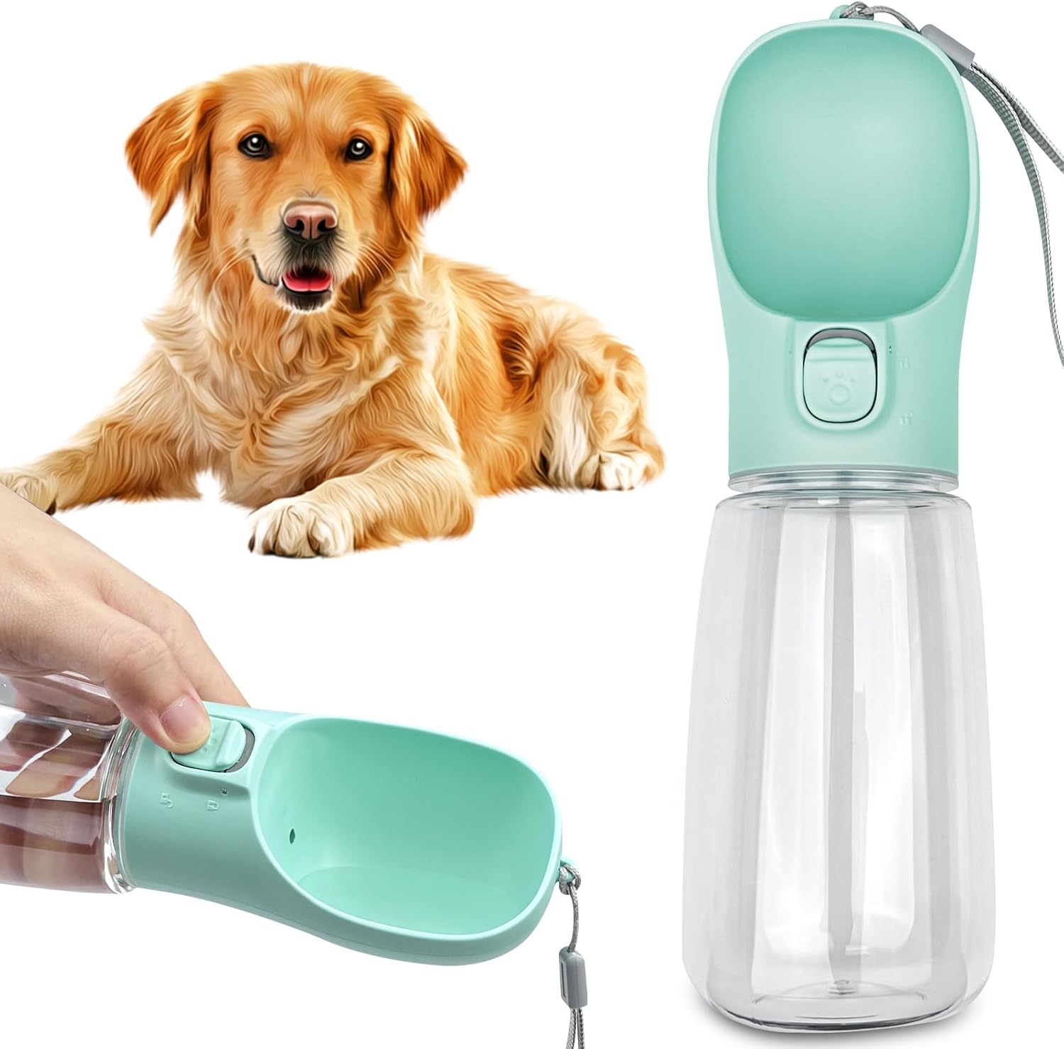 300/550ml Portable Matériau De Qualité Alimentaire Chien Chat