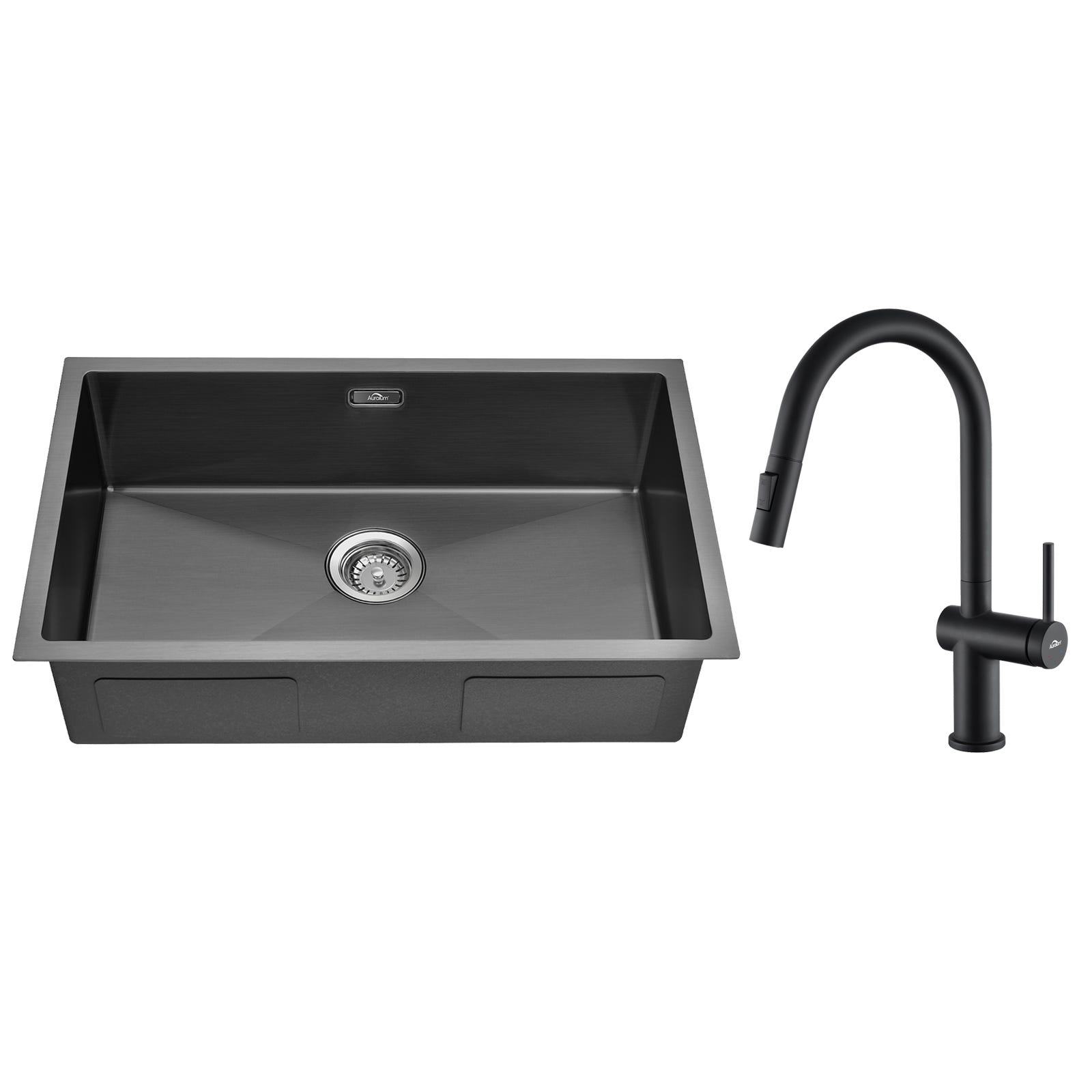 Fregadero Cocina 1Bandeja 70*44*19CM, para Empotrar/Fleur/Sous