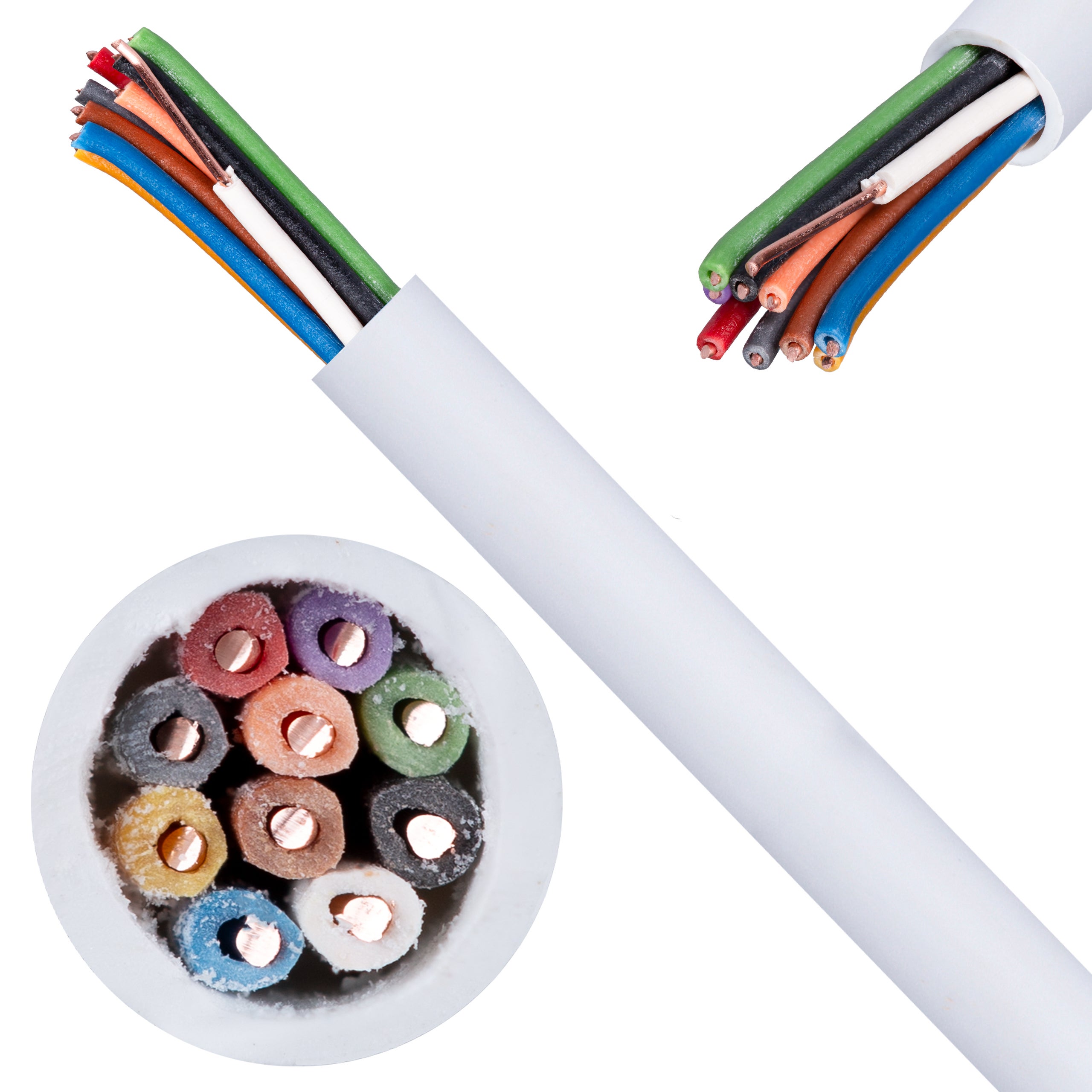 PRZEWÓD KABEL YTDY 10x0,5 ALARMOWY MIEDŹ POLSKI