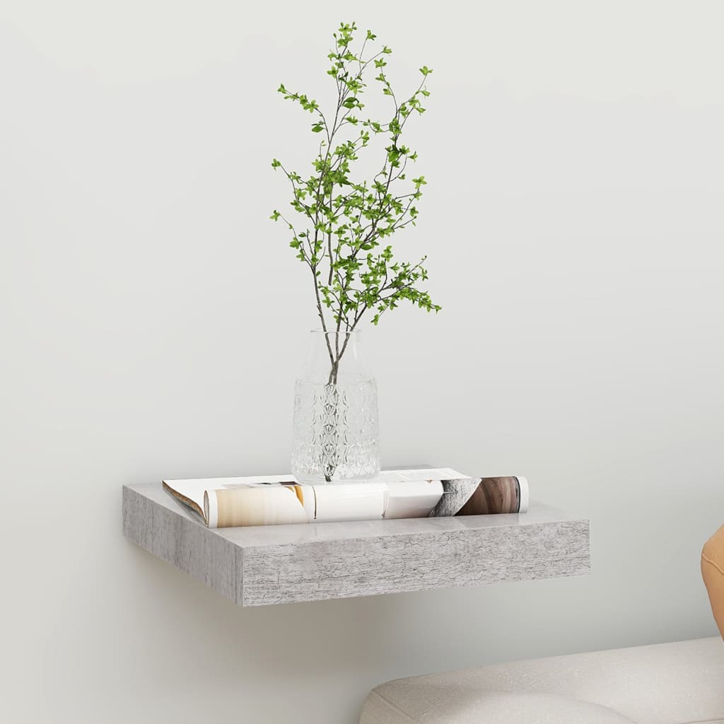 Étagère murale | Étagère suspendue | Etagères Flottantes flottante chêne 50x23x3,8 cm MDF113258 - 2