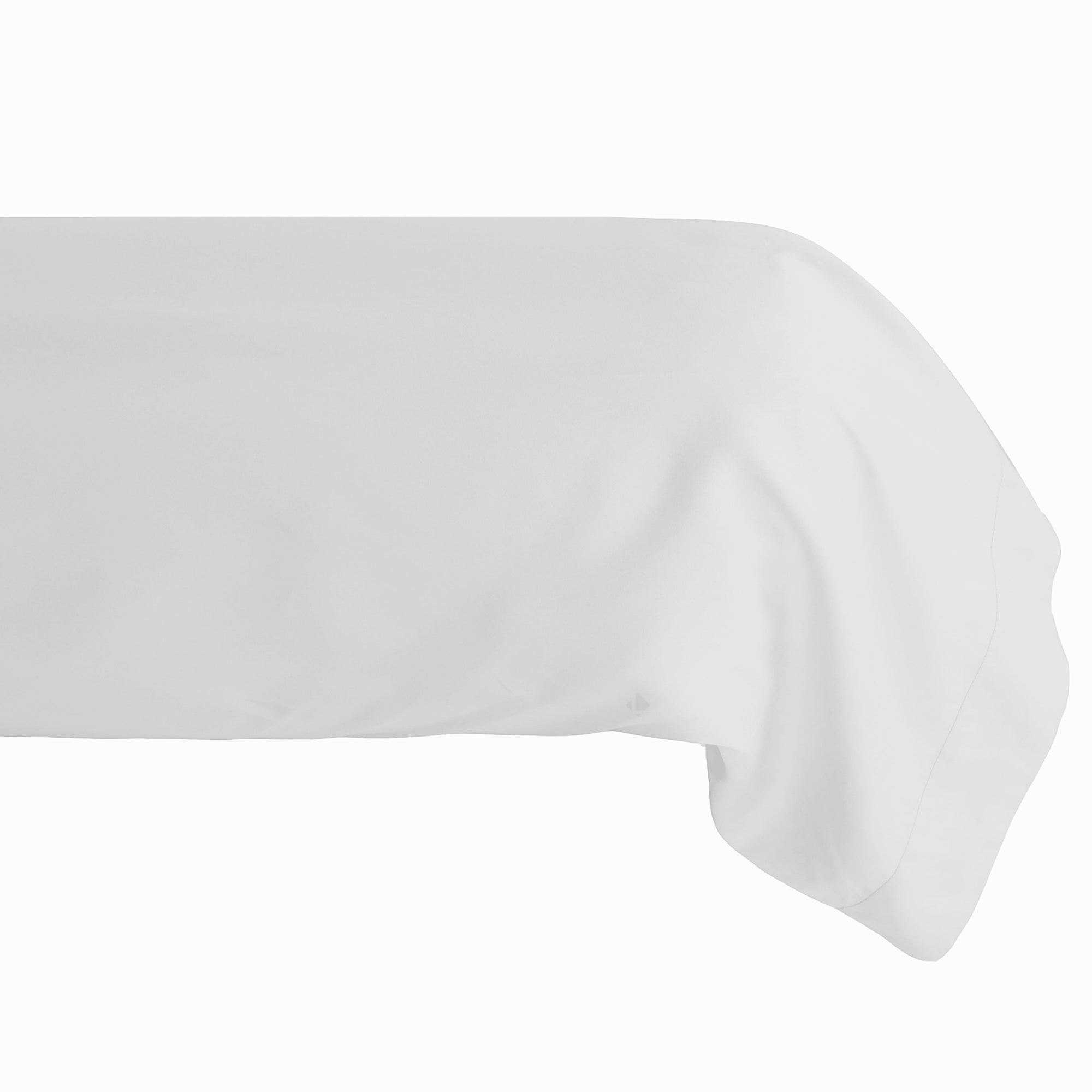 Taie De Traversin Luxe 45x185 Cm - Percale Coton Peigné 80 Fils/cm² - Gris Clair - OEKO-TEX