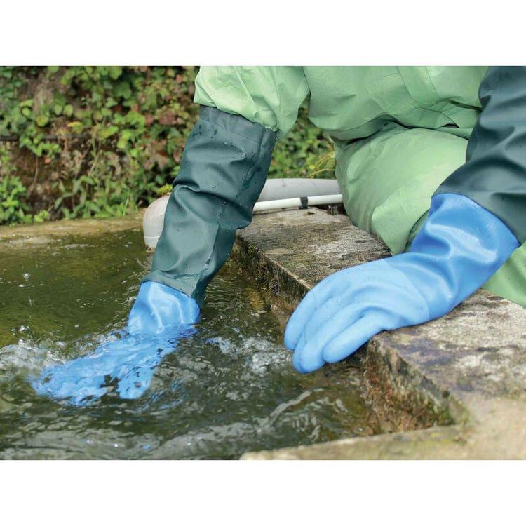 Gants de protection étanche long WETPRO - Taille 10 - Rostaing - 2