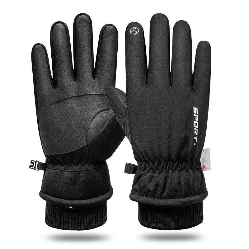 Acquista LOCLE Guanti da sci invernali caldi antivento da uomo e da donna Touch Screen Guanti da sci e snowboard Guanti da ciclismo e da escursionismo per motoslitta in Italia a partire