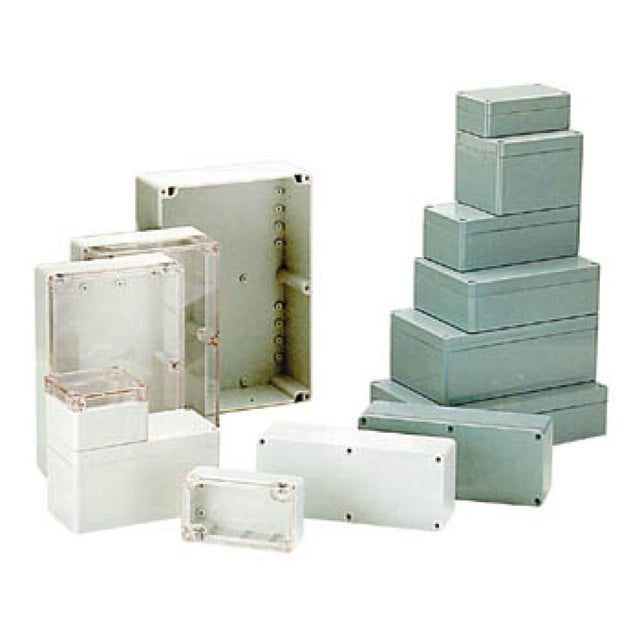 COFFRET ETANCHE EN ABS - GRIS FONCE 171 x 121 x 55mm
