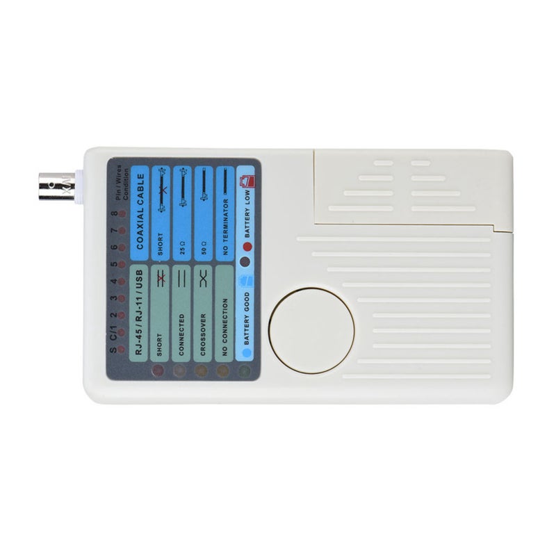 Testeur de réseau RJ45 / RJ11 / USB / BNC et détecteur de câbles LAN - 2