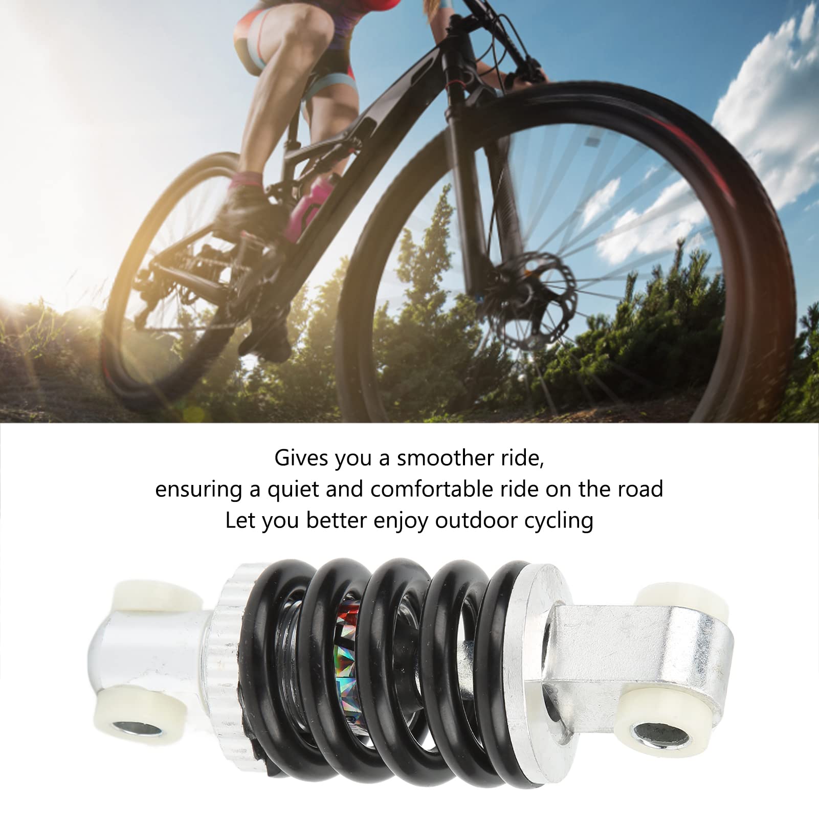 Ammortizzatori per bicicletta 90mm 500LBS Ammortizzatori per mountain bike moto - 2