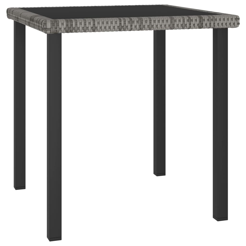Maison Exclusive - Set da Pranzo da Giardino 3 pz in Polyrattan Grigio - 3