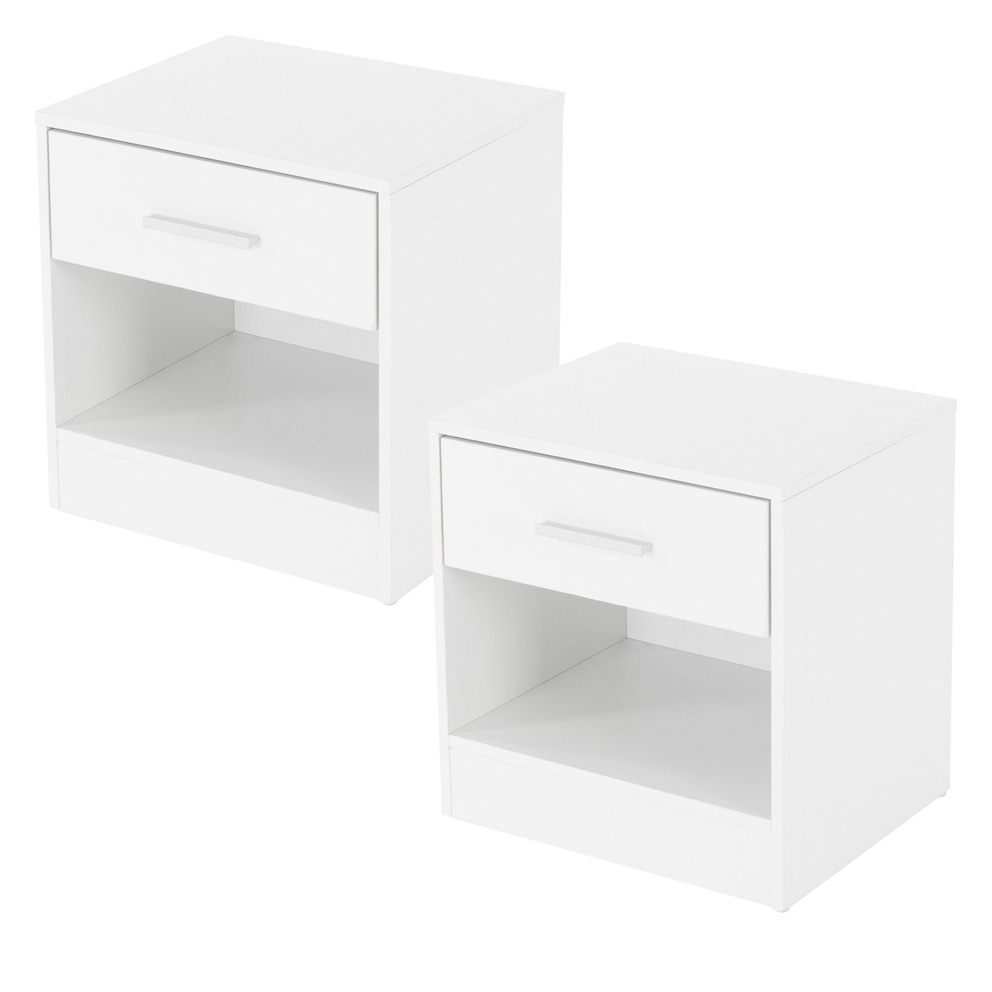 Table de nuit Eliza Blanc 40x55cm avec 1 tiroir Vicco | Blanc | Simple | 406673151011503 Table de nuit Eliza Blanc 40x55cm avec 1 tiroir Vicco | Blanc | Simple | 406673151011503