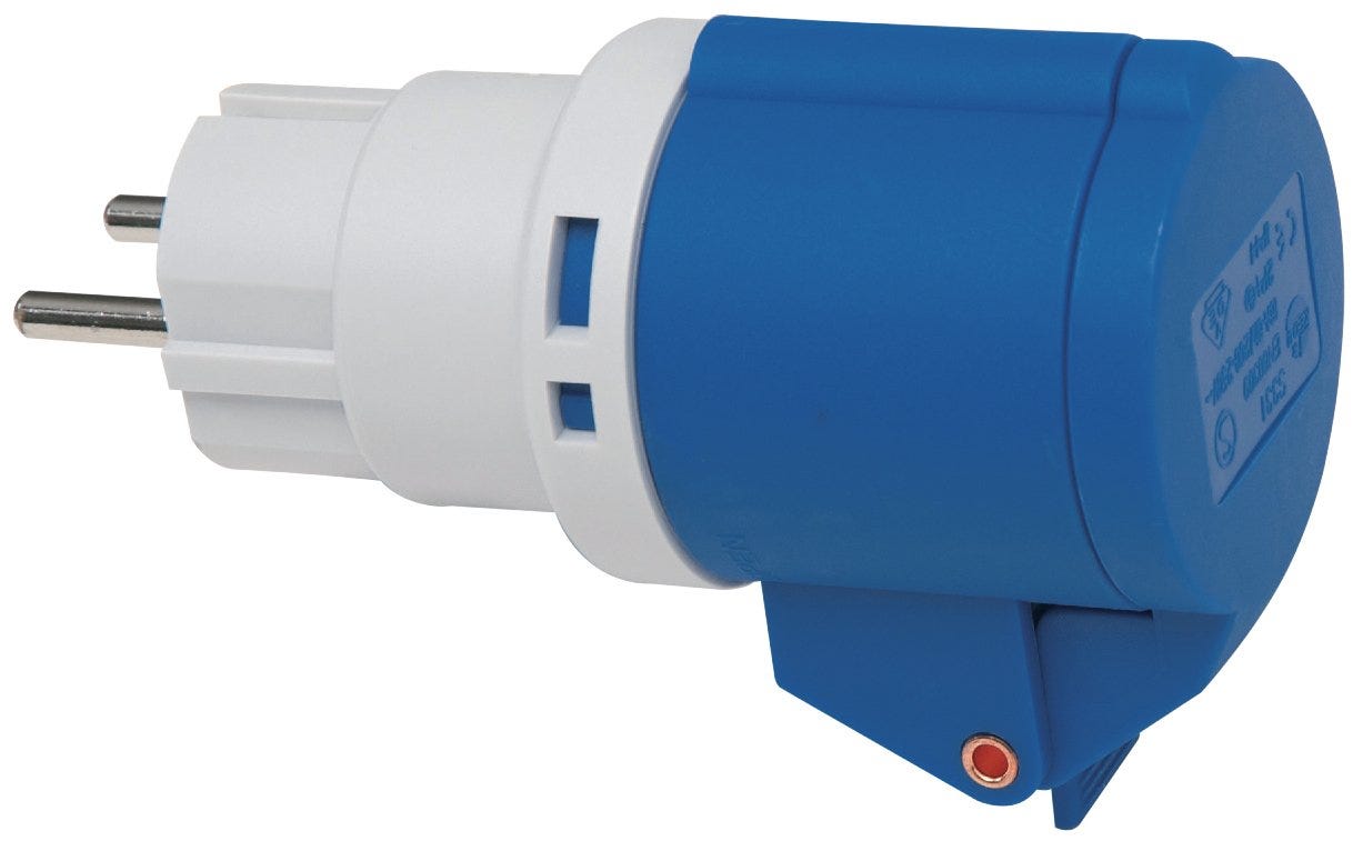 Convertitore Adattatore Riduttore Presa D'impatto Italia - Foto 7