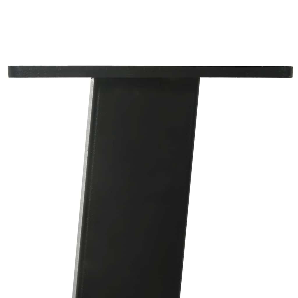 Pernas para mesa de centro 4 peças aço preto 30 cm - COMFORTXL - 8