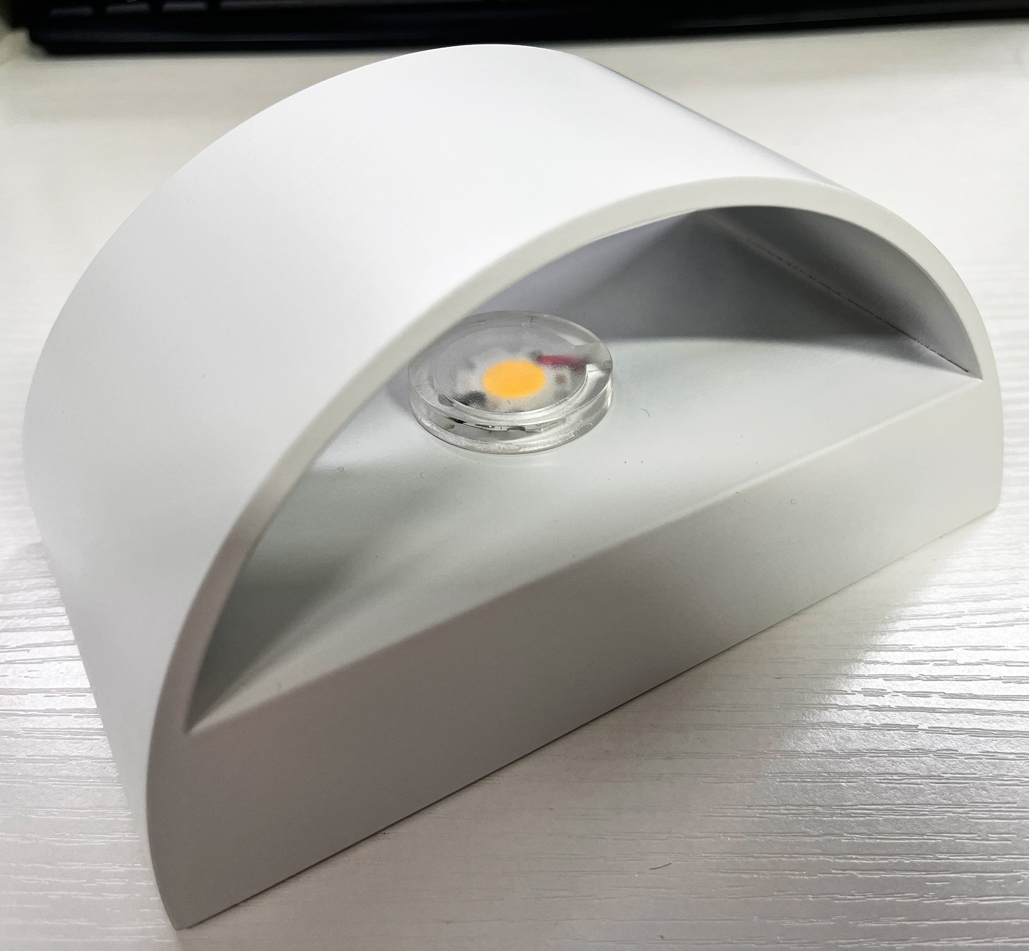 Lampada da parete moderna a LED, lampada da parete bianca calda 3000K, lampada da parete su e giù da 7 W, lampada da parete per interni - 5