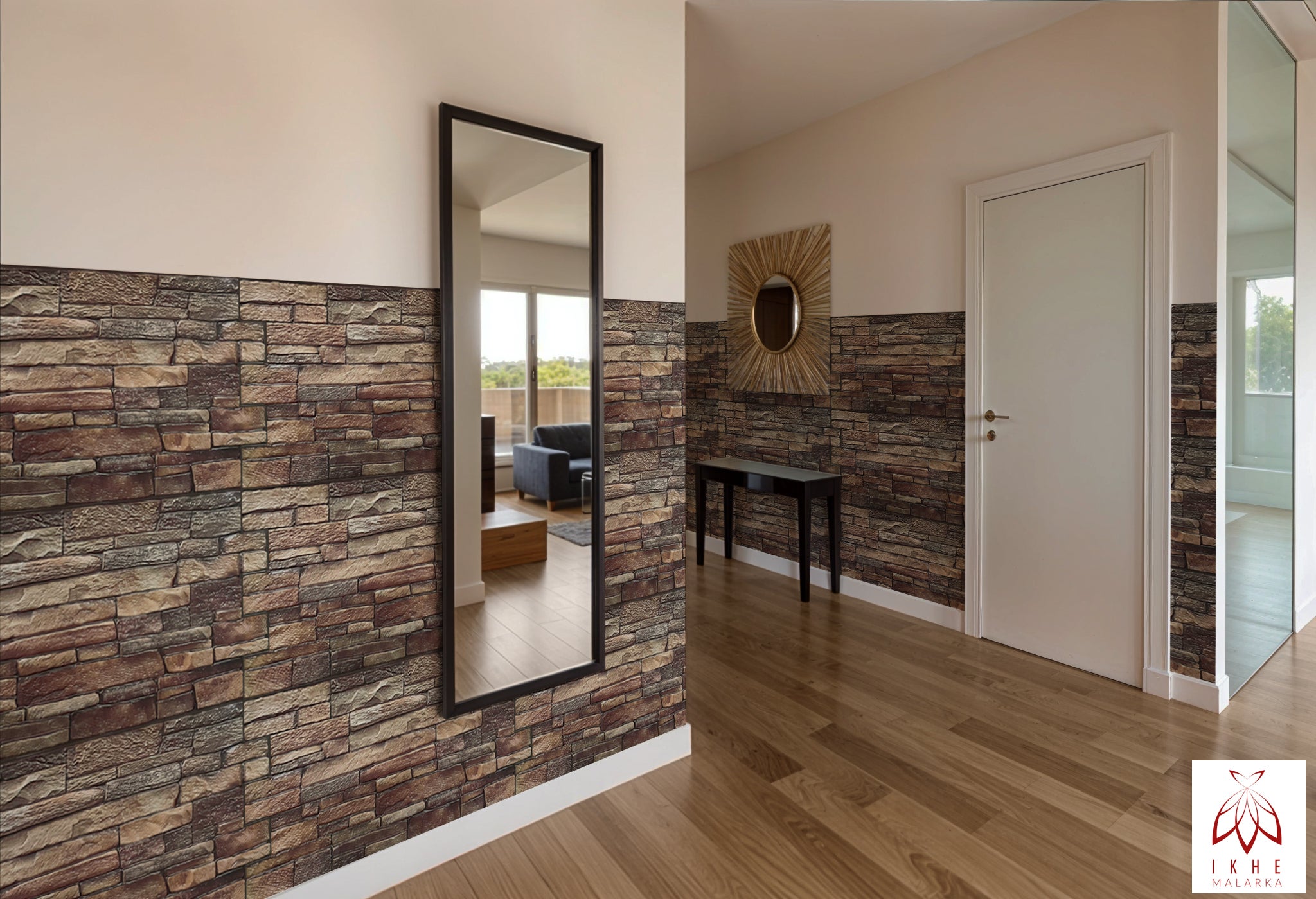 4 m²/10 pièce 3D PVC IMITATION TUILES panneaux muraux revêtement mural DECOR PVC bardage carreaux imitation Dark Slate épaisseur 1mm ! - 3