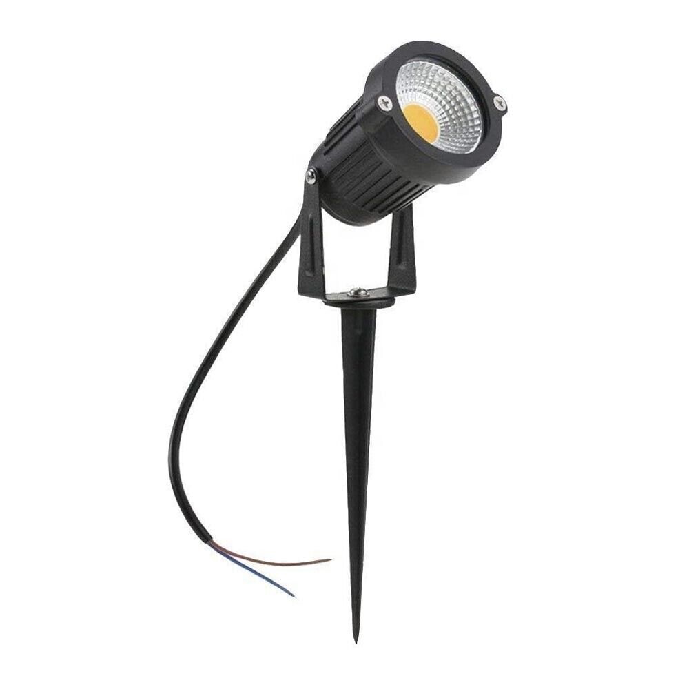 Sair - Faro A Led A Picchetto Rotondo 10W IP65 Bianco 3000K - Luce Da Giardino Per Piante O Siepe H36cm Beneito Faure 88709686