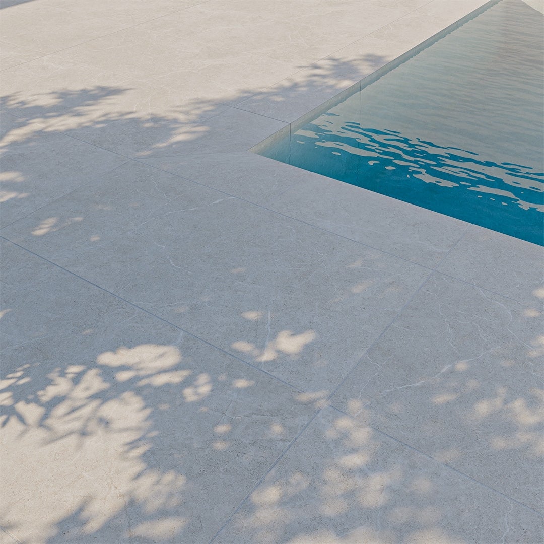 Pietra di Gerusalemme Avorio 20 mm Outdoor - Piastrelle 61x61x2 cm 20 mm - CHS 3001 60x60 GRIP R12 20 mm - 3