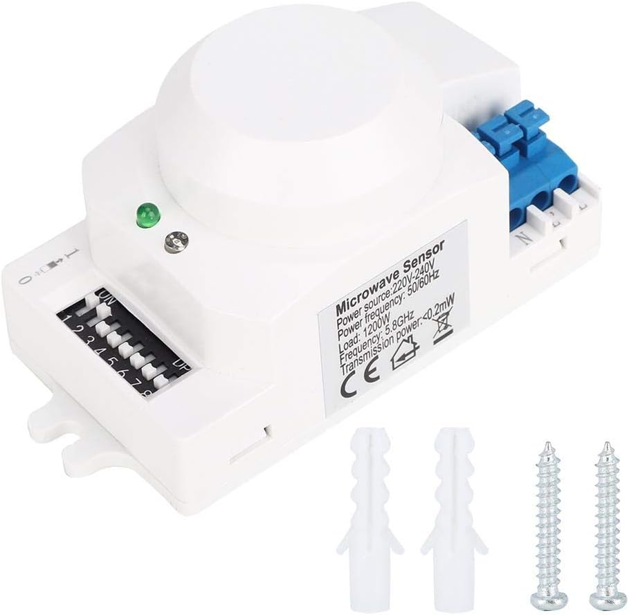 Mini Detektor Ruchu - Przełącznik LED z Detekcją 360°, Praktyczny i Inteligentny do Automatycznego Oświetlenia