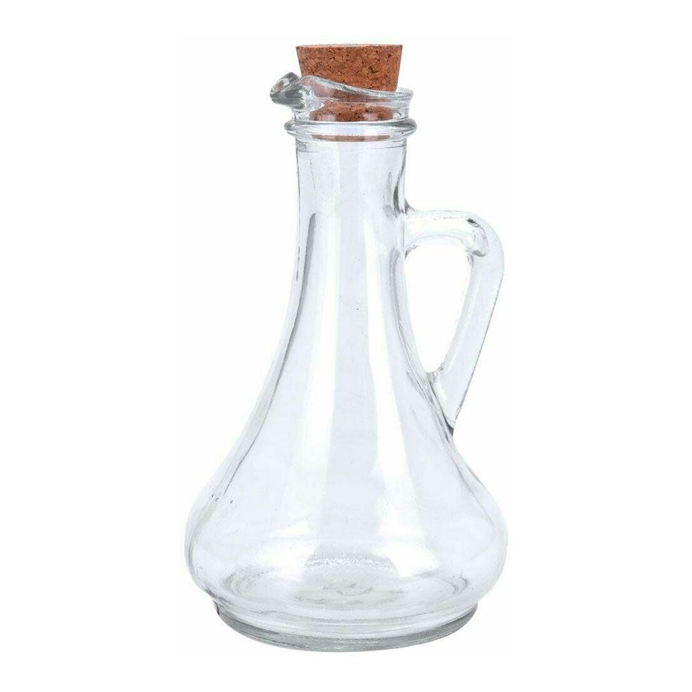 Bottiglia Soubreme In Vetro Scuro Marrone - Design Classico Con Manico, Ideale Per Olio E Vino (500 Ml)