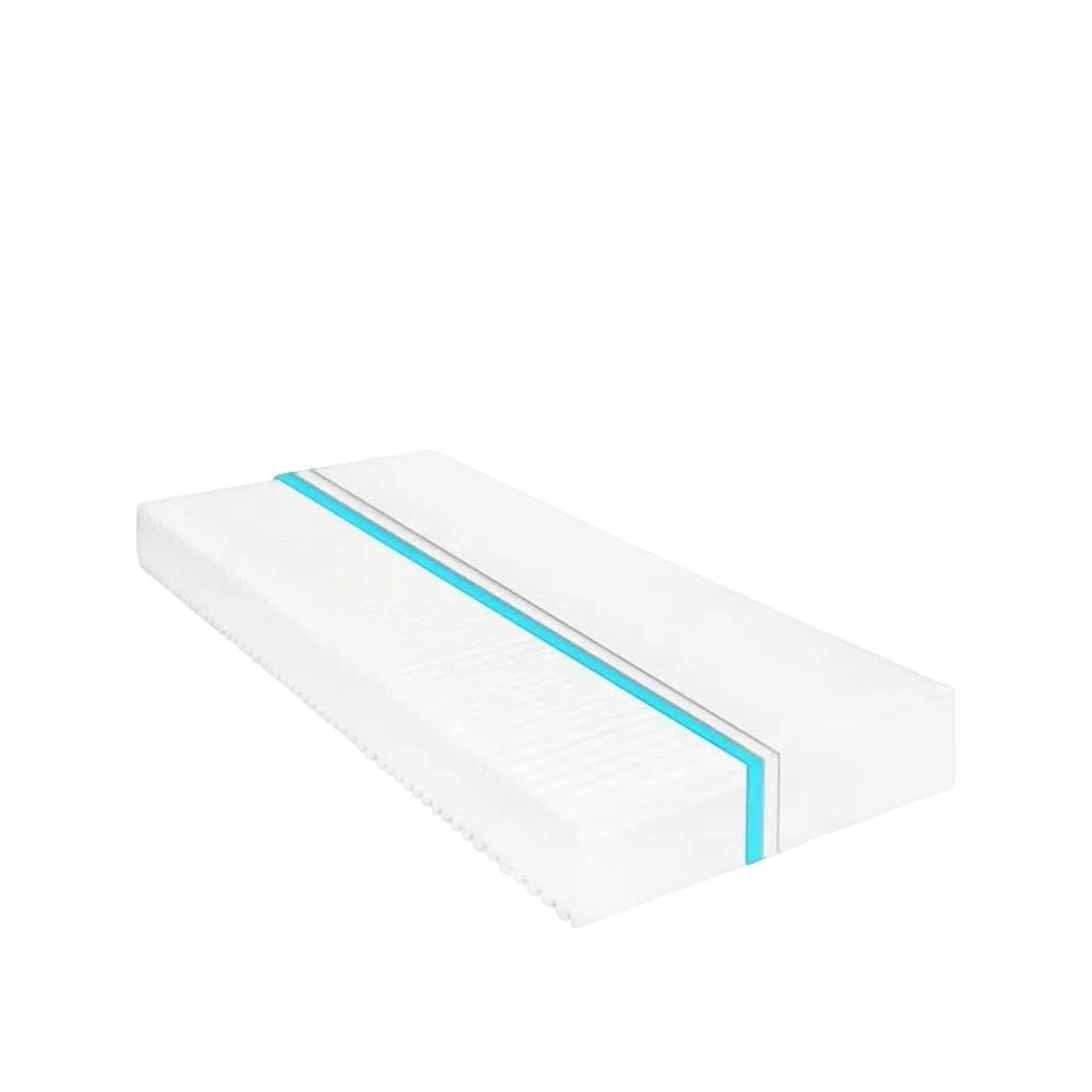 Materac vidaXL 7 stref pianka PU 16 cm biały komfort i wsparcie