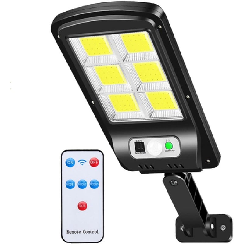 Zewnętrzne lampy uliczne LED zasilane energią słoneczną z czujnikiem ruchu, 120/128/160 COB, wodoodporne, do ogrodu, na patio, ścieżkę i podwórko (120