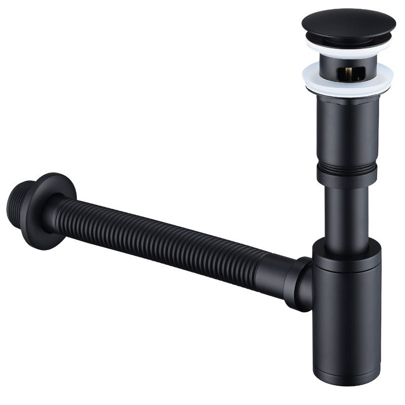 Sifón Y Desagüe Universal Para Lavabo Y Fregadero - Ajustable 32/40 Mm, Conexión 1-1/4'' O 1-1/2'', Incluye Adaptador
