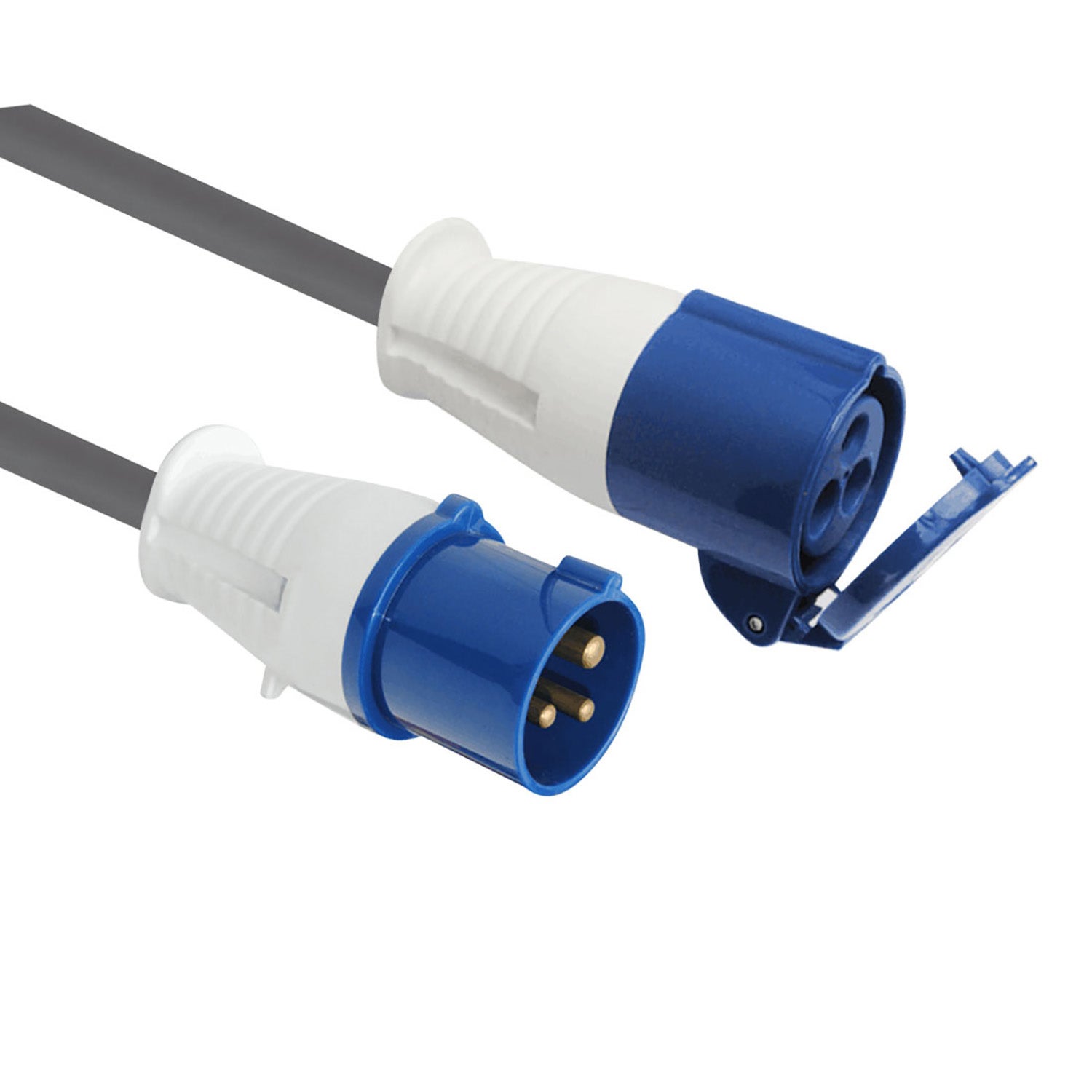 Electraline 20867019F Rallonge Prolongateur électrique 50 M Avec