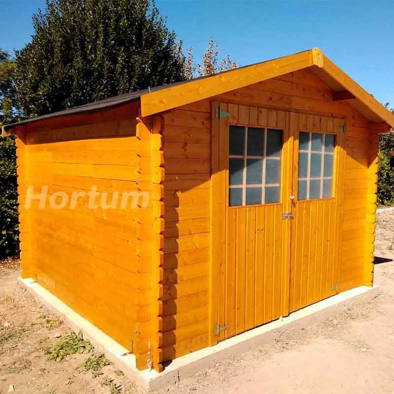 Caseta de madera - Gran Flodova. 28 mm. 300x300 cm. 8,88 m² - 4