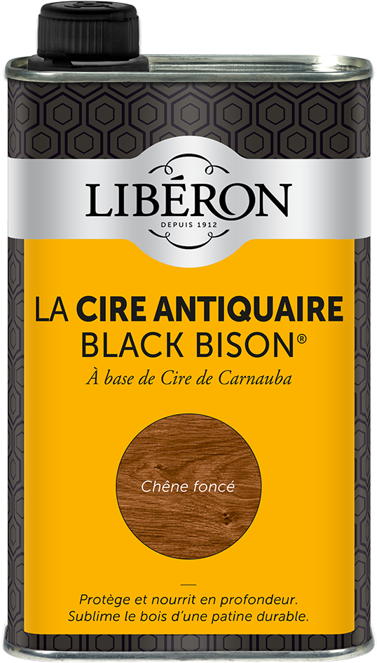 Mobili e oggettistica a cera liquida Antiquaire black bison® LIBERON, rovere moro 0,5 l - 4