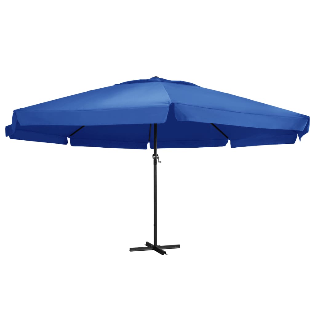 Ombrellone A Sbalzo | Ombrellone Da Giardino Con Palo In Alluminio 3x3 M Azzurro Cfw51986 90685022