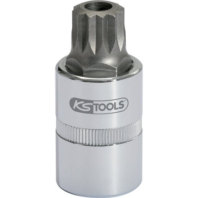 KS Tools - Douille Tournevis à Chocs Courte 1/2'' XZN®, M18 - L. 43 Mm