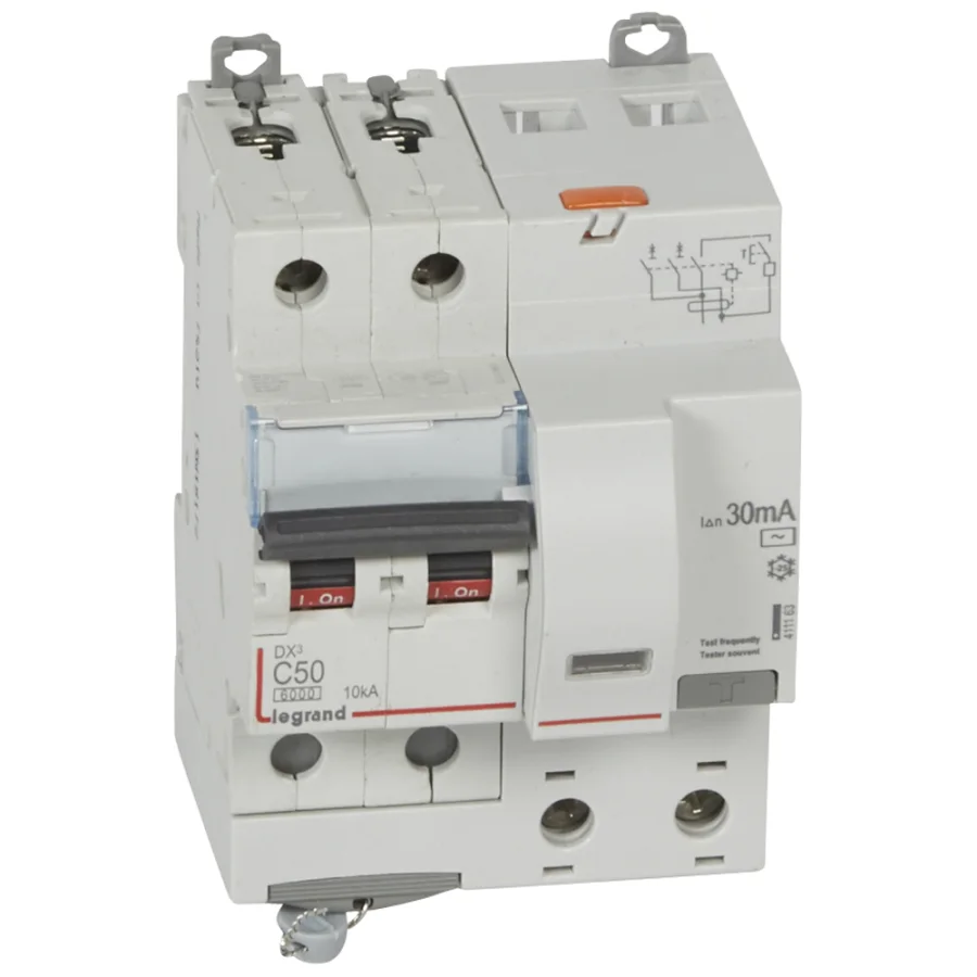 DX3 2P C50 6000A AC 30MA 4M - 411163 - 3