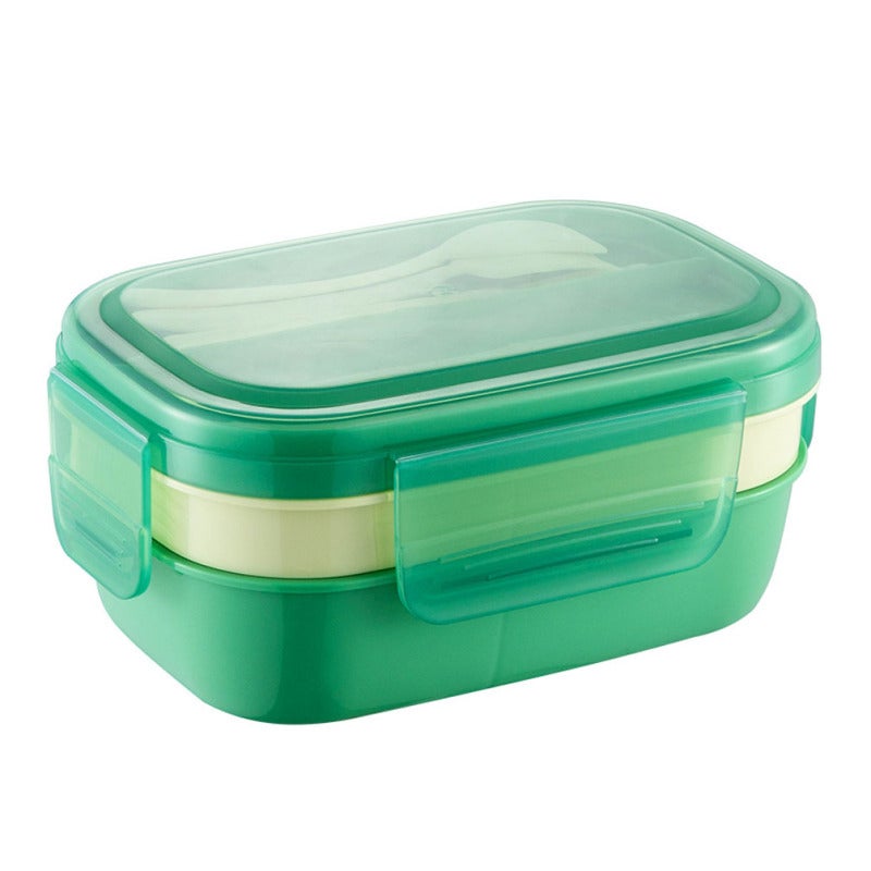 Boîte repas/fruits pour adultes (compatible micro-ondes) - Vert | Leroy ...