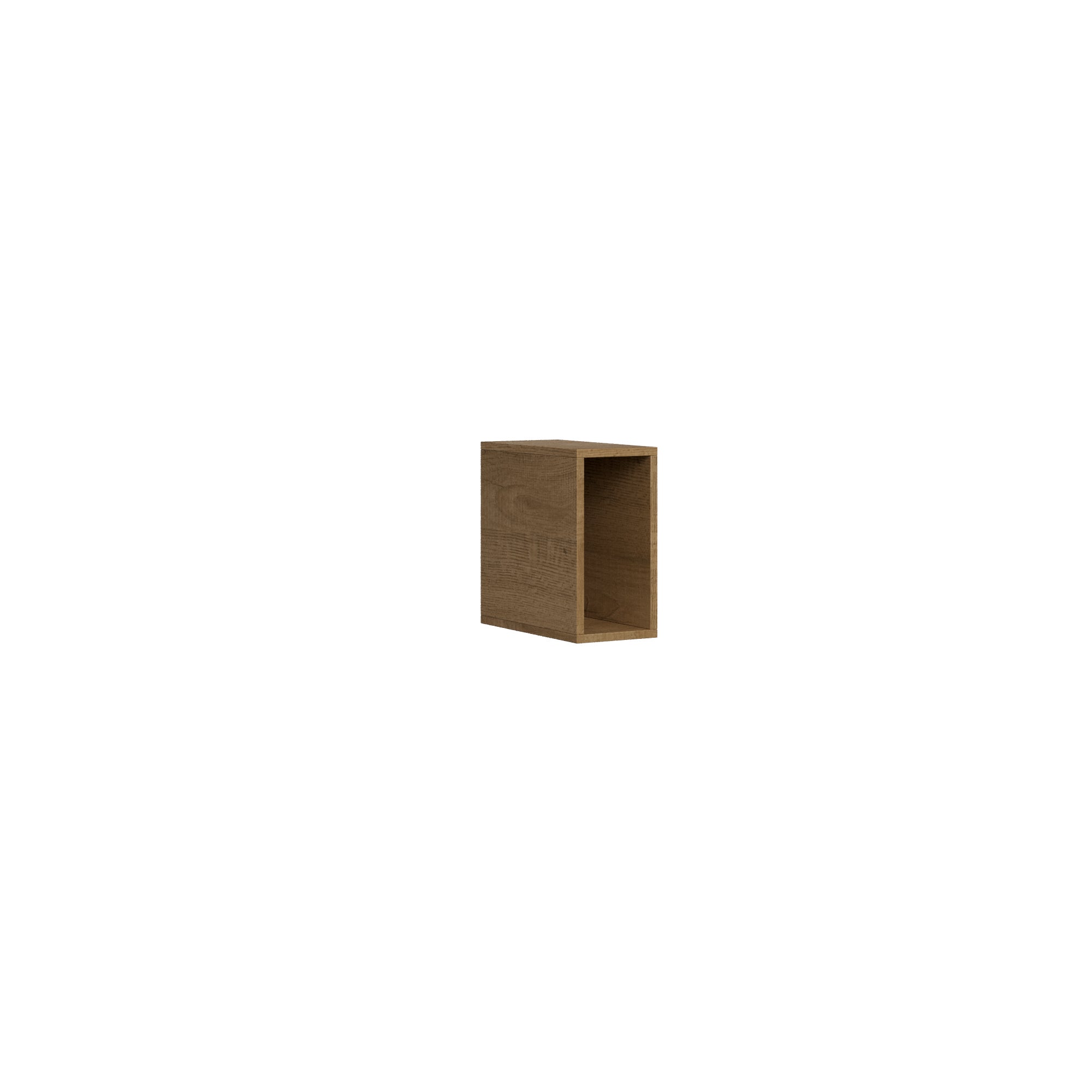 Otwarta część wisząca szer. 20 wys. 40 gł. 39,2 cm / szer. 40 wys. 20 gł. 39,2 cm Dąb naturalny
