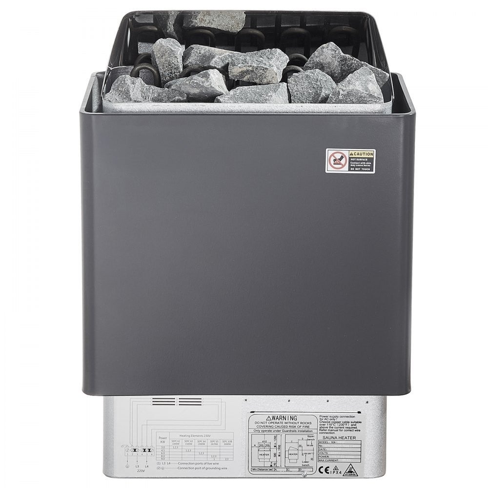 Sauna elettrico 6 kW con controller digitale per ambienti da 5 a 9 m³ TEKMAQUINAS - 3