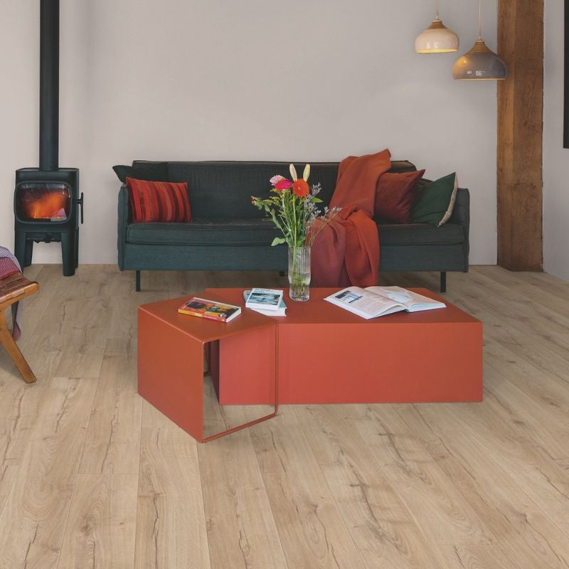 Piso Vinílico efeito Carvalho Amanecer em Rolo 20 m², 1 mm Resistente à água - 3