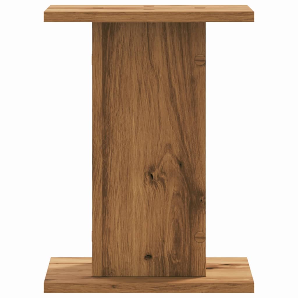 Maison Exclusive - Supports pour plantes 2 pcs chêne artisanal bois d'ingénierie - 4