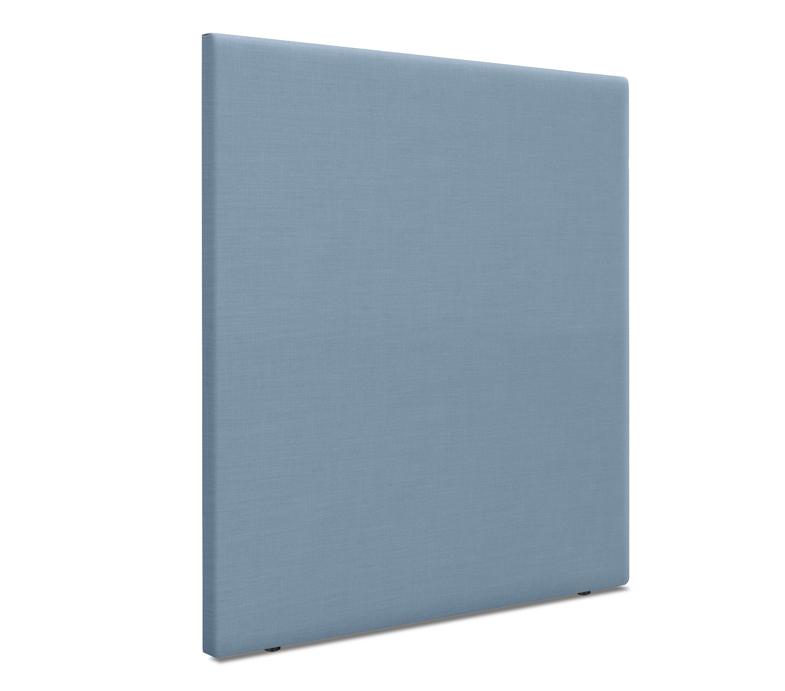 Dhome cabecero de lino natural liso hasta el suelo 110x120cm camas 105 - azul