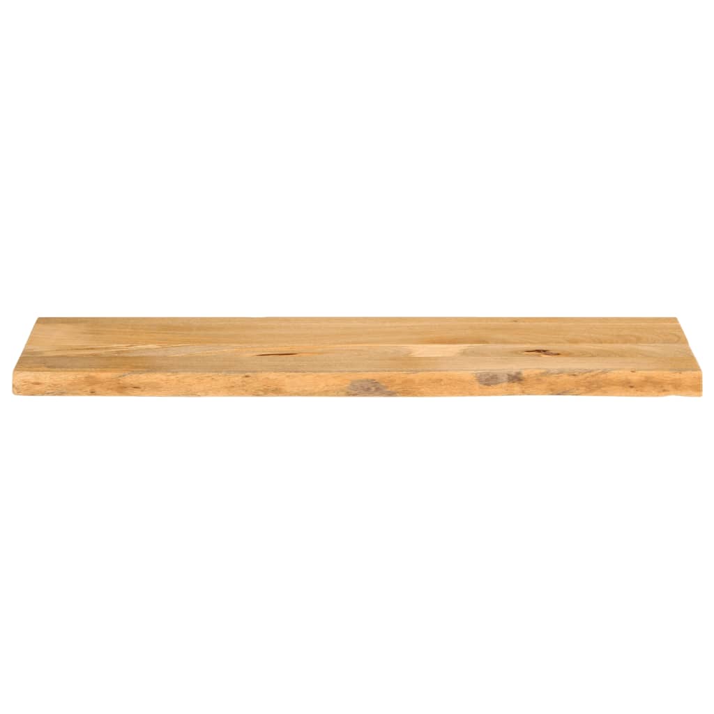 Dessus De Table En Manguier Massif – Bord Vivant Rustique, Dimensions 160x30x2,5 Cm, Plateau De Remplacement Unique