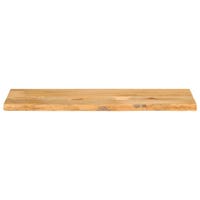 Dessus De Table En Manguier Massif – Bord Vivant Rustique, Dimensions 160x30x2,5 Cm, Plateau De Remplacement Unique