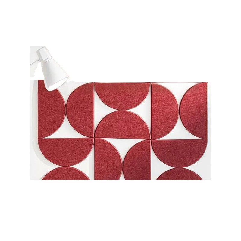 Zestaw 12 Akustycznych Paneli Filcowych 30*15cm - Nowoczesna Dekoracja Ścienna - Materiał Dźwiękochłonny - Dekoracyjna Tablica Ogłoszeń do Biura