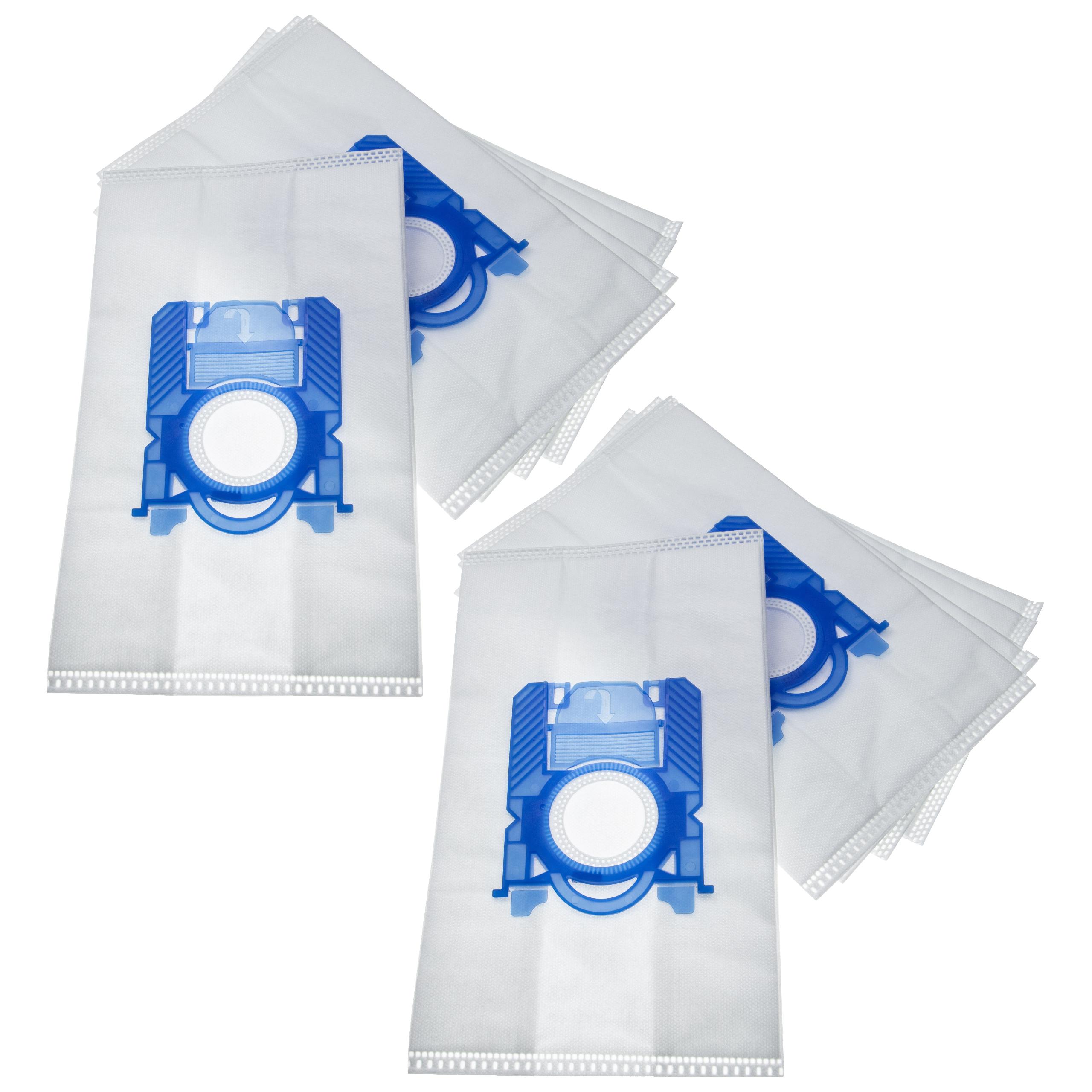 vhbw 10x Sacs compatible avec AEG AirMax AAM6216, AAM6217, AAM6320CD, AAM6324 aspirateur - microfibres non tissées, 28,8cm x 17,1cm, blanc - 3