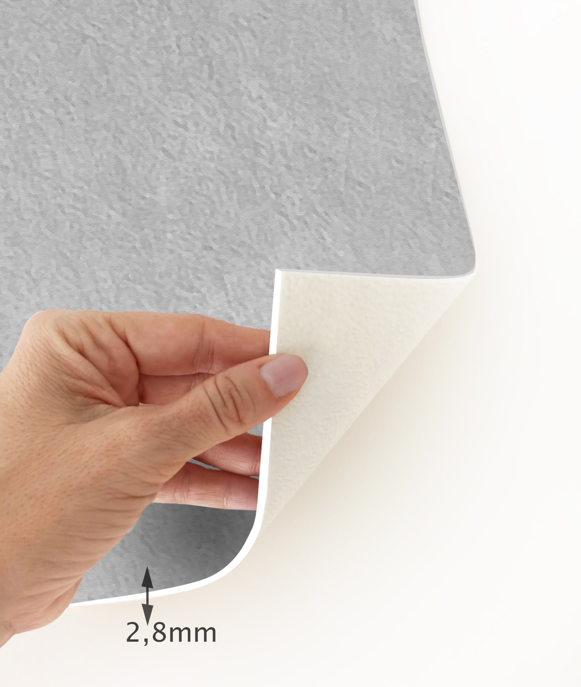 Tappeto antiscivolo in vinile Saint Moritz 200x300 cm - PVC stampato, lavabile, ignifugo, per salotto e cucina, stile moderno - 3