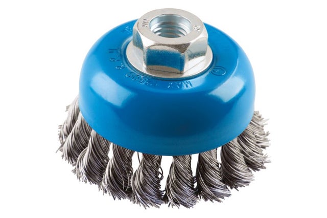 Brosse rotative boisseau inox FESTA Ø80 mm M14