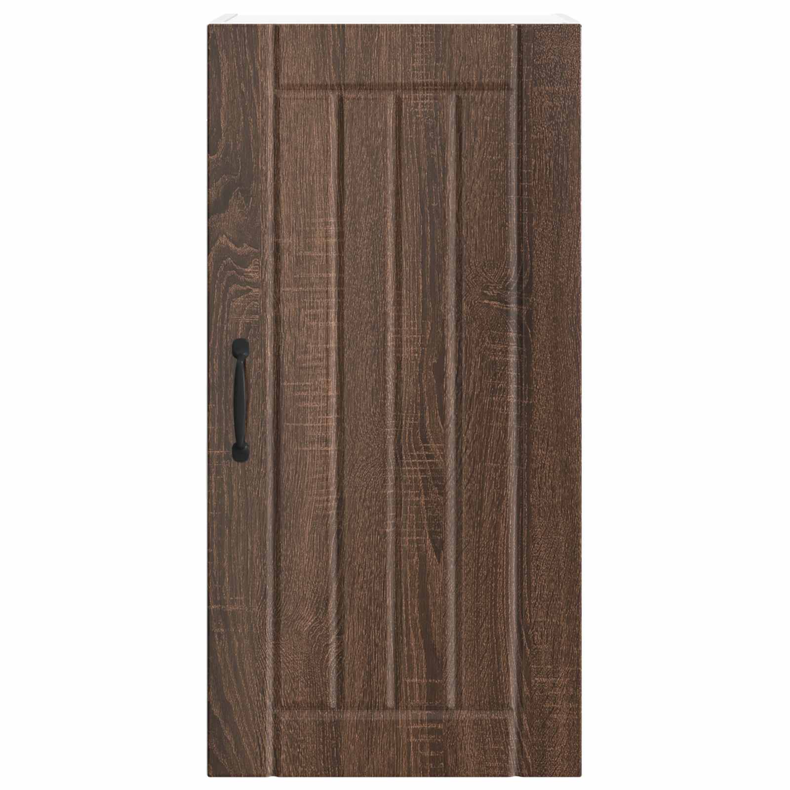Meuble Haut De Cuisine - Armoire de cuisine Chêne brun 40 x 31 x 80 cm Bois d'ingénierie 7102fr - 6