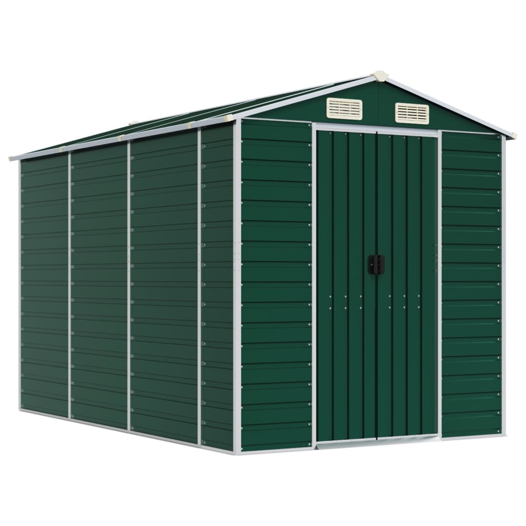 Maison Exclusive - Abri de jardin vert 191x300x198 cm acier galvanisé - 2