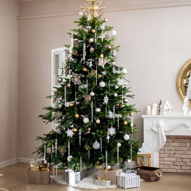 18 Pezzi Decorazioni Natalizie per Albero Acrilico,Cristalli Addobbi 18 Pezzi Decorazioni Natalizie per Albero Acrilico,Cristalli Addobbi