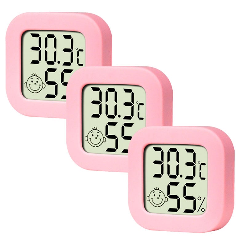 Pack De 3 Mini Hygromètres Numériques - Thermomètre Et Humidimètre Précis Pour Intérieur