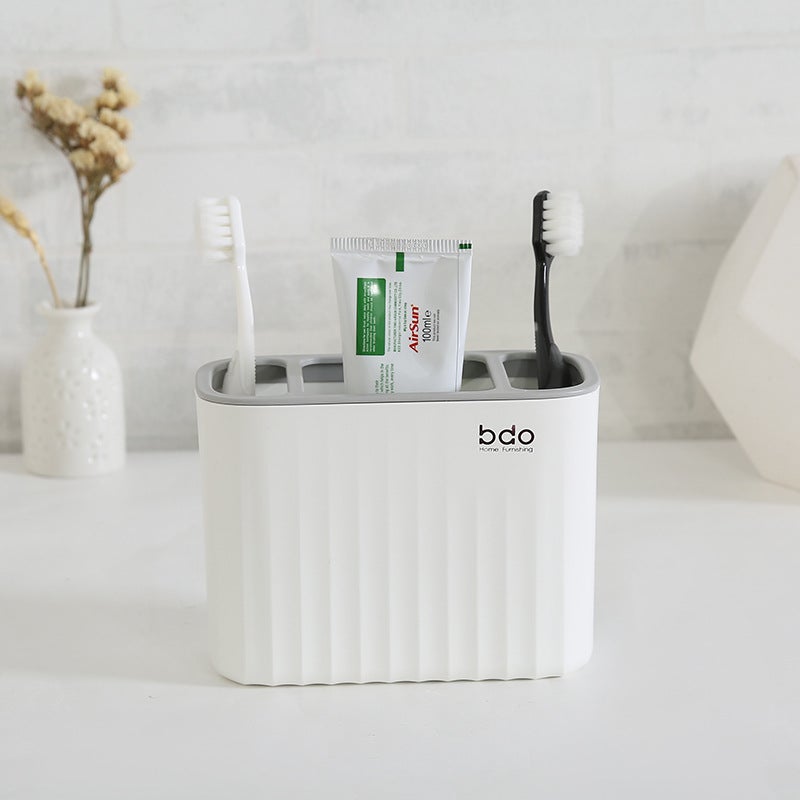 portaspazzolino da bagno 1 pz, portaspazzolini con fessure