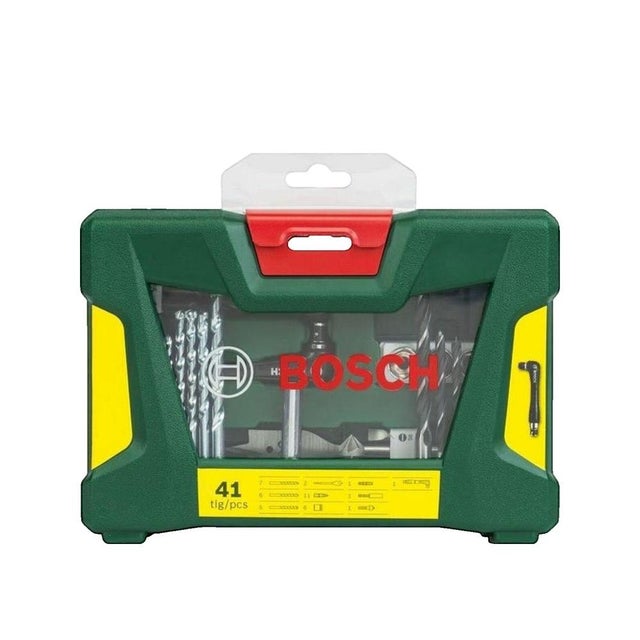 Coffret V-Line 41 pièces Bosch pour perçage et vissage avec renvoi d'angle - 2607017316