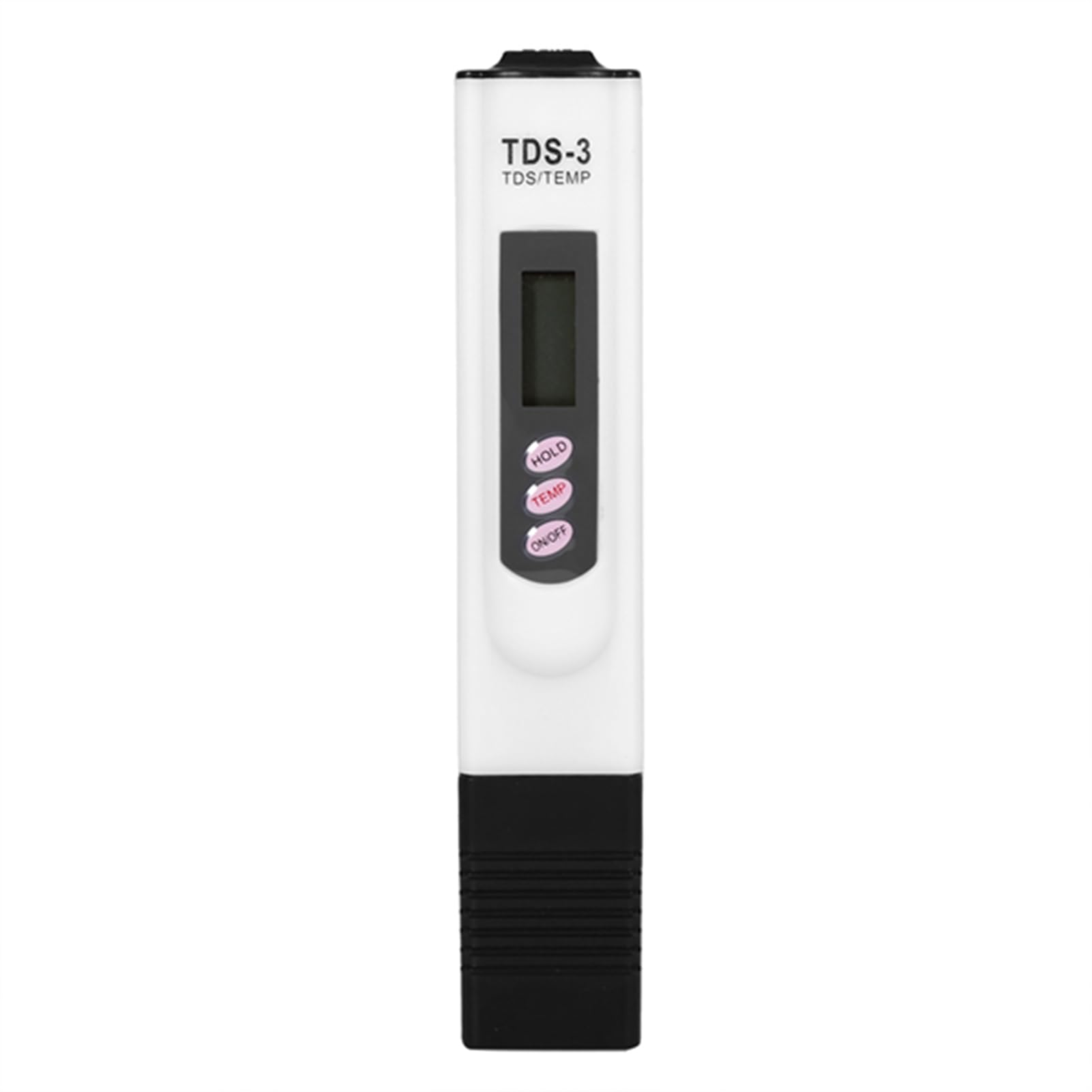 Tester jakości wody TDS Termometr 2 w 1 Zestaw, TDS Tester Przenośny z ekranem LCD 0-9990 PPM Zakres Pomiarowy, TDS Miernik Cyfrowy (Biały)